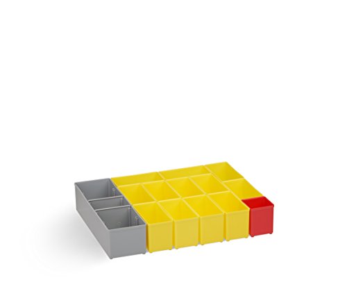 Insetboxenset B3 gelb | Sortimentsbox klein leer | Bosch Sortimo i-BOXX 72 Insetboxenset B3 | Erstklassige Sortierboxen für Kleinteile von L-BOXX