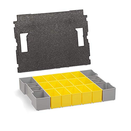 L-BOXX 102 Insetboxen-Set Bosch Sortimo | B3 Einsätze mit Deckeleinlage | Erstklassige Sortierboxen für Kleinteile | Ideale Sortierbox Schrauben klein von L-BOXX