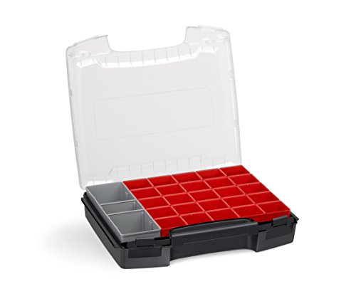 Sortierbox klein Schrauben | i-BOXX (schwarz) mit Insetbox A3 | Ideal für i-BOXX RACK & LS-BOXX | Ideale Aufbewahrungsbox Schrauben leer von L-BOXX
