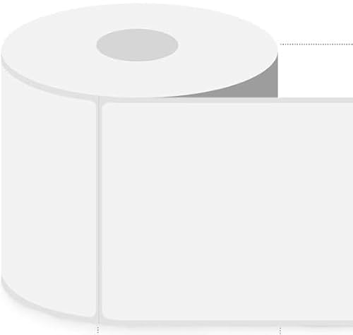 L LIKED Thermo-Versand-Etiketten, blanko, 10,2 x 15,2 cm, 450 pro Rolle, kompatibel mit Zebra 2844 ZP-450 ZP-500 ZP-505 (1 Rolle – 450 Etiketten) von L LIKED
