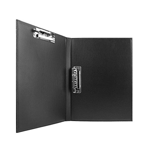 Liying Neu Klemmbretter Klemmhebelmappe Retro Klemmhebel-mappe Schnellhefter DIN A4 Leder Schwarz Liying Neu Klemmbretter Klemmhebelmappe Retro Klemmhebel-mappe Schnellhefter DIN A4 Leder Schwarz von L Y