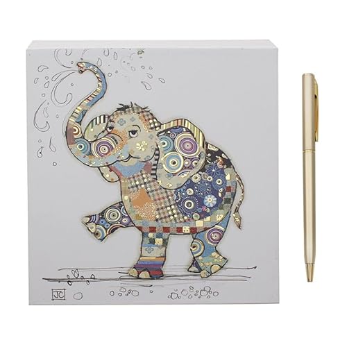 L & P Home & Gifts Lesser & Pavey Funky Art Notizblock, künstlerischer quadratischer Notizblock für Büro, Zuhause oder Schule, Notizblock mit schönen Designs, Eddie Elephant L & P Home & Gifts Lesser & Pavey Funky Art Notizblock, künstlerischer quadratischer Notizblock für Büro, Zuhause oder Schule, Notizblock mit schönen Designs, Eddie Elephant von L & P Home & Gifts