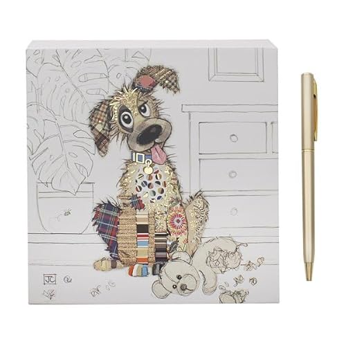 L & P Home & Gifts Lesser & Pavey Funky Art Notizblock, künstlerischer quadratischer Notizblock für Büro, Zuhause oder Schule, Notizblock mit schönen Designs, Murphy Mutt L & P Home & Gifts Lesser & Pavey Funky Art Notizblock, künstlerischer quadratischer Notizblock für Büro, Zuhause oder Schule, Notizblock mit schönen Designs, Murphy Mutt von L & P Home & Gifts