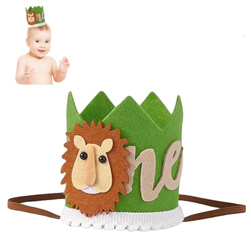 Hut zum 1. Geburtstag, Krone zum ersten Geburtstag, Dschungel, wilder Hut, Geburtstagsdekorationen, 1 Jahr alt für Jungen, Partyzubehör, geeignet für Kindergeburtstage Hut zum 1. Geburtstag, Krone zum ersten Geburtstag, Dschungel, wilder Hut, Geburtstagsdekorationen, 1 Jahr alt für Jungen, Partyzubehör, geeignet für Kindergeburtstage von L0famy