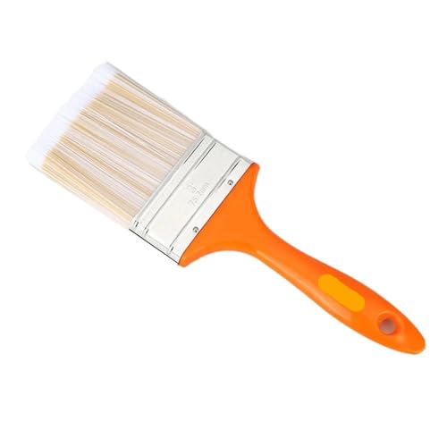 L6NqIAG 1/1.5/2/2.5/3/4/5/6 Zoll Pinsel Hause Dekoration Pinsel Kunststoff Griff Weiche Haar Pinsel Wand und Möbel Malen Werkzeug Holzgriffpinsel(3 inch) von L6NqIAG