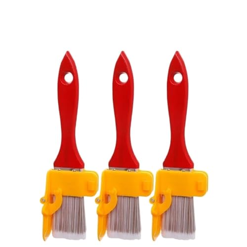 L6NqIAG 1/2/3 STÜCKE Malerei Wandpinsel Ecke Innen Verdeckte Rand Trimmen Farbe Trennung Pinsel Kantenschneider Griff Werkzeug Holzgriffpinsel(3PCS) von L6NqIAG
