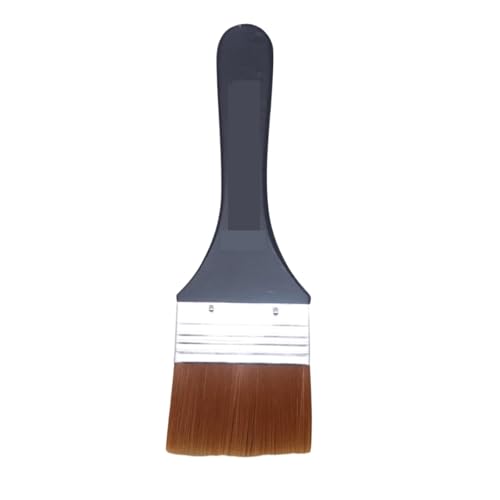 L6NqIAG 1 Stück Pinsel mit schwarzem Griff, Metallring, Holzgriff, Nylonhaar, Künstlerpinsel for Aquarell und Ölgemälde Holzgriffpinsel(Color 2) von L6NqIAG