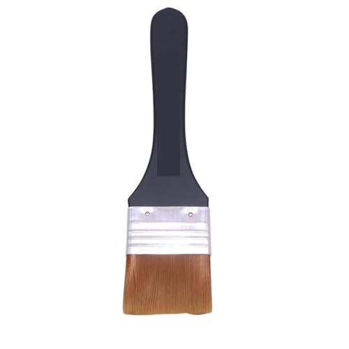 L6NqIAG 1 Stück Pinsel mit schwarzem Griff, Metallring, Holzgriff, Nylonhaar, Künstlerpinsel for Aquarell und Ölgemälde Holzgriffpinsel(Color 4) von L6NqIAG