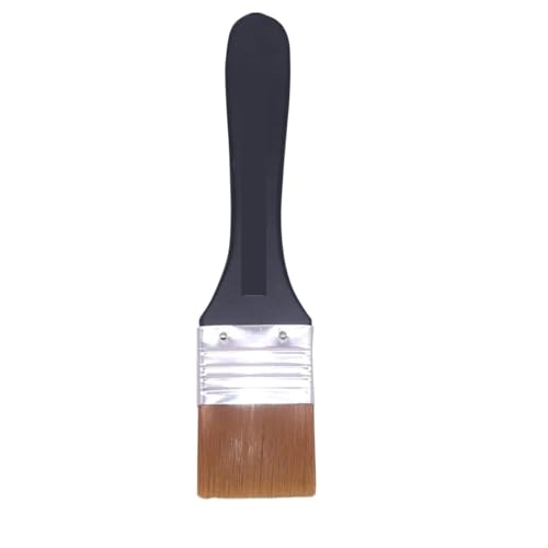 L6NqIAG 1 Stück Pinsel mit schwarzem Griff, Metallring, Holzgriff, Nylonhaar, Künstlerpinsel for Aquarell und Ölgemälde Holzgriffpinsel(Color 5) von L6NqIAG