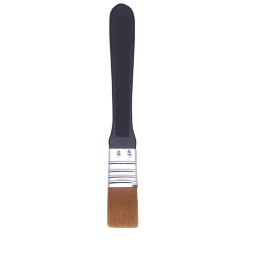 L6NqIAG 1 Stück Pinsel mit schwarzem Griff, Metallring, Holzgriff, Nylonhaar, Künstlerpinsel for Aquarell und Ölgemälde Holzgriffpinsel(Color 7) von L6NqIAG