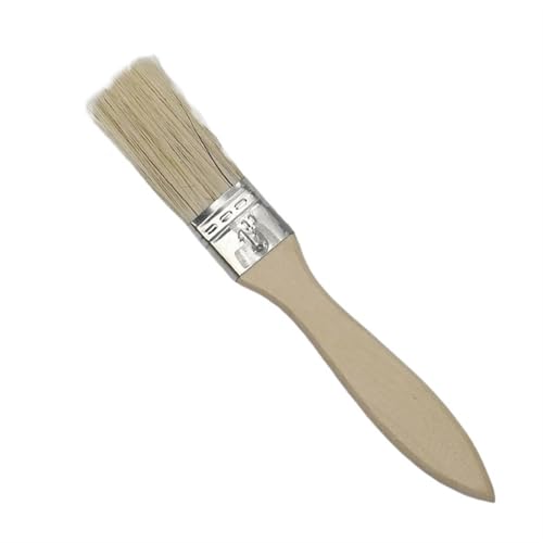 L6NqIAG Farbe und Chip Pinsel Universalfarbe for Farbe Flecken Lacke Aquarell Holz Wand Möbel Pinselreiniger Holzgriffpinsel(1 Inch) von L6NqIAG
