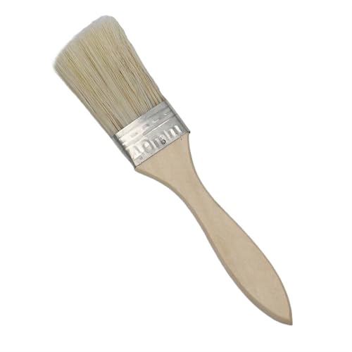 L6NqIAG Farbe und Chip Pinsel Universalfarbe for Farbe Flecken Lacke Aquarell Holz Wand Möbel Pinselreiniger Holzgriffpinsel(1.5 Inch) von L6NqIAG