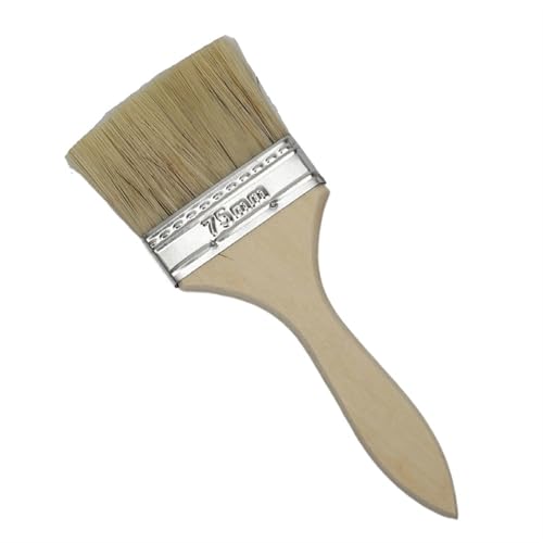 L6NqIAG Farbe und Chip Pinsel Universalfarbe for Farbe Flecken Lacke Aquarell Holz Wand Möbel Pinselreiniger Holzgriffpinsel(3 inch) von L6NqIAG