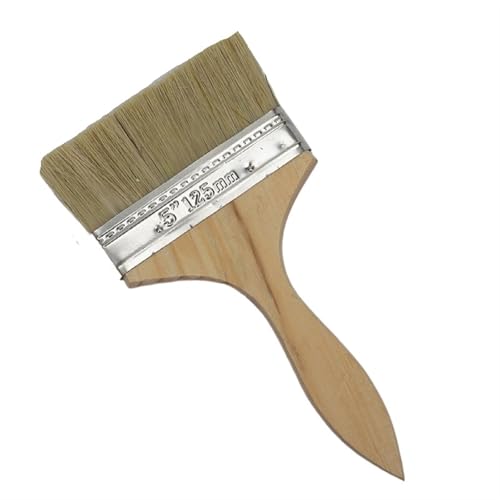 L6NqIAG Farbe und Chip Pinsel Universalfarbe for Farbe Flecken Lacke Aquarell Holz Wand Möbel Pinselreiniger Holzgriffpinsel(5 inch) von L6NqIAG