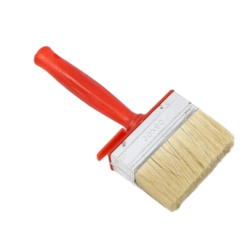 L6NqIAG Industrielles Kunststoffbeschichtungs-Pinsel-langes Haar-Dekorations-Wand-Bürstenwerkzeug leicht zu säubern Holzgriffpinsel(90mm,1pc) von L6NqIAG
