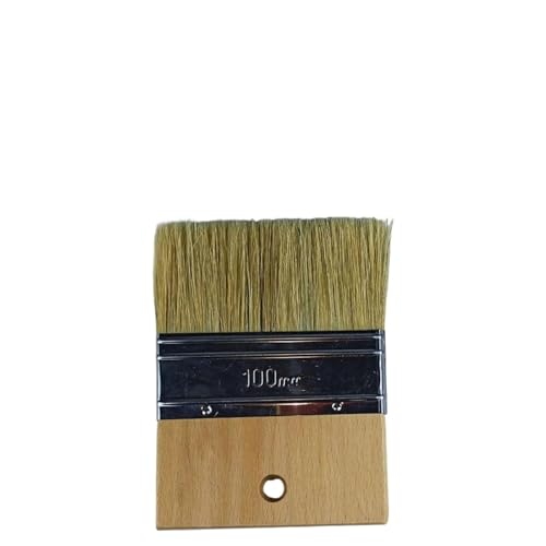 L6NqIAG Pinsel for Acryl- und Ölgemälde, Zeichenpinsel, Kunstpinsel, große Flache Kante Holzgriffpinsel(4inch 5.1cm Bristles) von L6NqIAG
