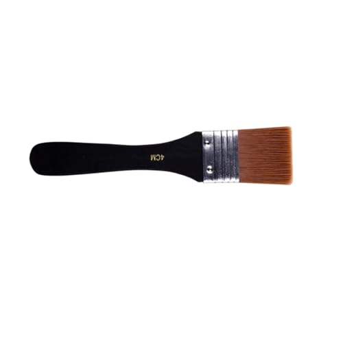L6NqIAG Pinsel mit Holzgriff, professioneller Aquarellpinsel for Flecken, Lacke, Kleber, Gesso-Pinsel, Malwerkzeuge Holzgriffpinsel(4cm) von L6NqIAG