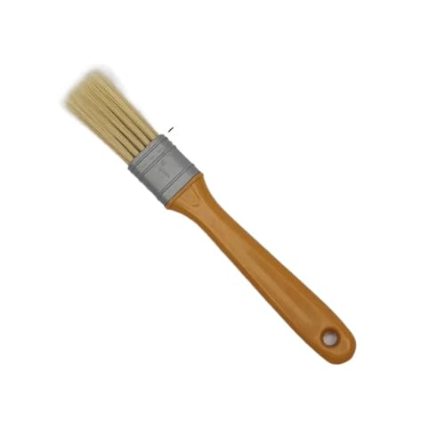 L6NqIAG Pinsel mit Kunststoffgriff 1/2/4/5 Zoll for Wand- und Möbelmalwerkzeug-Set Malpinsel Künstlerpinsel Holzgriffpinsel(1inch) von L6NqIAG