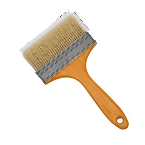 L6NqIAG Pinsel mit Kunststoffgriff 1/2/4/5 Zoll for Wand- und Möbelmalwerkzeug-Set Malpinsel Künstlerpinsel Holzgriffpinsel(5inch) von L6NqIAG