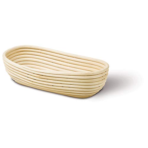 LaFiore24 Gärkorb Brotkorb Körbchen oval lang Brotform Hefeteig, Nachhaltig aus Peddigrohr verschied. Größen 1 Pfund - 500 Gramm ca, 30 cm LaFiore24 Gärkorb Brotkorb Körbchen oval lang Brotform Hefeteig, Nachhaltig aus Peddigrohr verschied. Größen 1 Pfund - 500 Gramm ca, 30 cm von LA FIORE 24