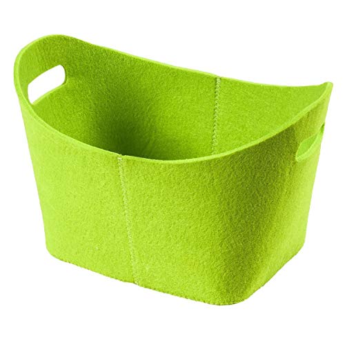 LaFiore24 Kleiner Stabiler Korb Filz oval Grün LaFiore24 Kleiner Stabiler Korb Filz oval Grün von LA FIORE 24