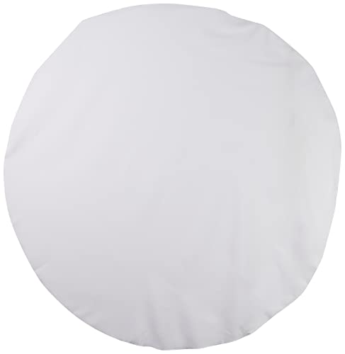 LA Linen Popeline, runde Tischdecke, Polyester, weiß, 130 cm LA Linen Popeline, runde Tischdecke, Polyester, weiß, 130 cm von LA Linen