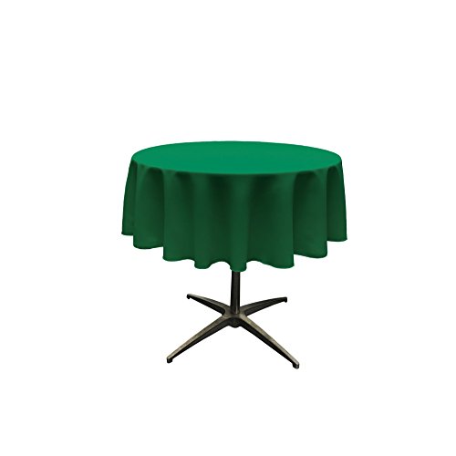 LA Linen Popeline-Tischdecke, rund, Polyester, Smaragdgrün, 139 cm LA Linen Popeline-Tischdecke, rund, Polyester, Smaragdgrün, 139 cm von LA Linen