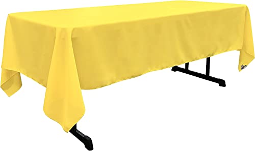 La Leinen Polyester Popeline 60 by 274 cm Rechteckige Tischdecke, hellgelb La Leinen Polyester Popeline 60 by 274 cm Rechteckige Tischdecke, hellgelb von LA Linen
