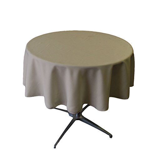 La Leinen Polyester Popeline Tischdecke rund, Polyester, Grey Dark, 147,32 cm La Leinen Polyester Popeline Tischdecke rund, Polyester, Grey Dark, 147,32 cm von LA Linen