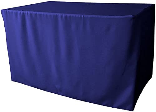 La Leinen Popeline Spannbettlaken Tischdecke, Polyester, königsblau, 122 x 76.2 x 0.2 cm La Leinen Popeline Spannbettlaken Tischdecke, Polyester, königsblau, 122 x 76.2 x 0.2 cm von LA Linen