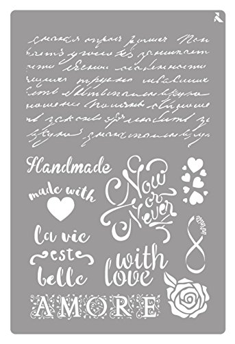 Die Fliege 090026 C Stencil st-26 Amore von La Pajarita