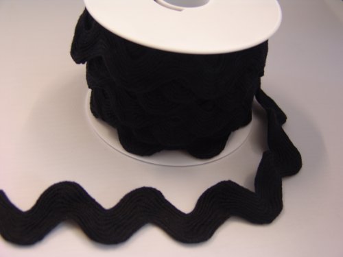 Stephanoise & Mediac Jumbo Ric Rac 35mmX13.75yd-Black -S1163D0-14 Stephanoise & Mediac Jumbo Ric Rac 35mmX13.75yd-Black -S1163D0-14 von LA STEPHANOISE