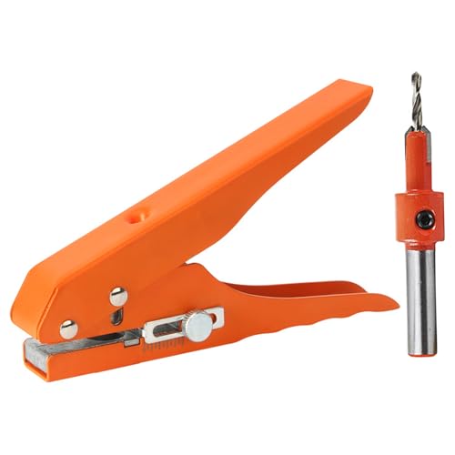 Einzelloch-Punch, 2pcs ein Loch Puncher mit weichem Griff, verstellbare Hochleistungs-Mehrzweck-Schraubenbedeckung Puncher für Handwerksleder, Papier Einzelloch-Punch, 2pcs ein Loch Puncher mit weichem Griff, verstellbare Hochleistungs-Mehrzweck-Schraubenbedeckung Puncher für Handwerksleder, Papier von LAANCOO
