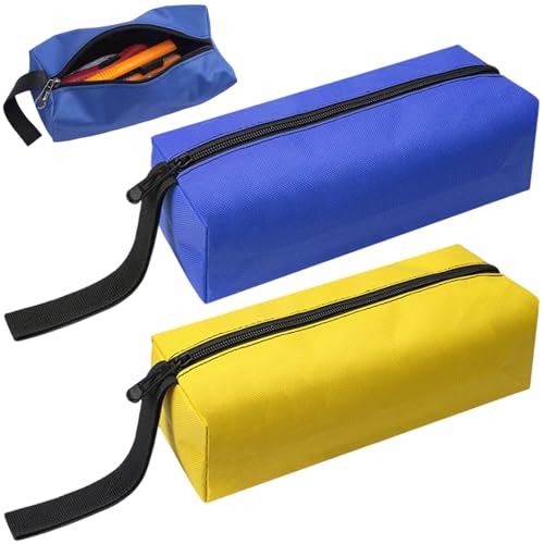 Wasserdichte Werkzeugtasche, 2pcs -Werkzeugbeutelbeutel, Oxford -Stoff -Wasserdichte mit Reißverschluss, kleiner tragbarer Speicher für den Organizer Verschiedene Schraubendreher, Zange, Beutel mit Wasserdichte Werkzeugtasche, 2pcs -Werkzeugbeutelbeutel, Oxford -Stoff -Wasserdichte mit Reißverschluss, kleiner tragbarer Speicher für den Organizer Verschiedene Schraubendreher, Zange, Beutel mit von LAANCOO