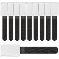 10 LABEL THE CABLE Klettkabelbinder MINI TAGS schwarz von LABEL THE CABLE