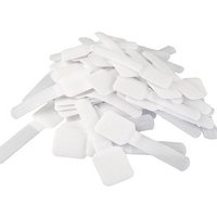 50 LABEL THE CABLE Klettkabelbinder WALL STRAPS PRO weiß von LABEL THE CABLE