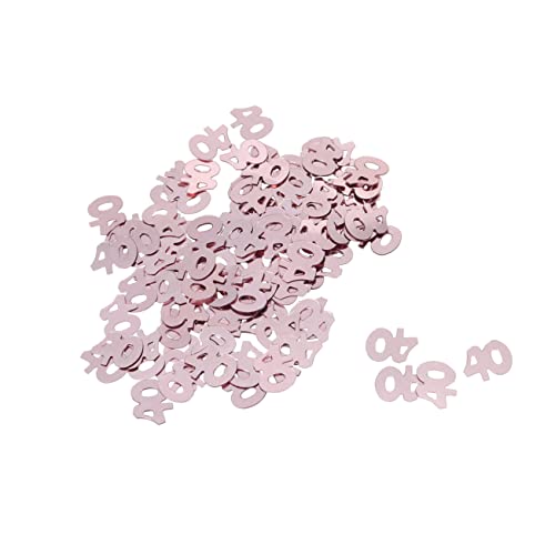 LABRIMP 1 Packung Glänzendes Konfetti aus Papier für Geburtstagsfeiern Zahl Tischdeko für Partys Jubiläen und Feiern Streudeko für Hochzeiten und Feste von LABRIMP