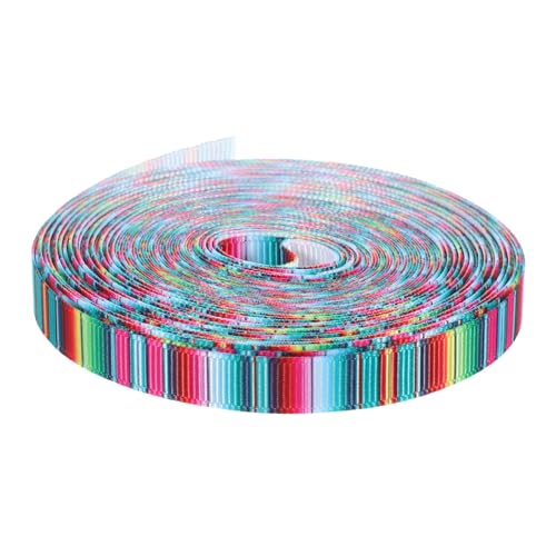 LABRIMP 1 Rolle Cinco De Mayo Geschenkband Mexikanisches Ripsband für Bastelarbeiten Party Dekoration Yards mit Festlichen Mustern für Diy Projekte und Geschenkverpackungen LABRIMP 1 Rolle Cinco De Mayo Geschenkband Mexikanisches Ripsband für Bastelarbeiten Party Dekoration Yards mit Festlichen Mustern für Diy Projekte und Geschenkverpackungen von LABRIMP