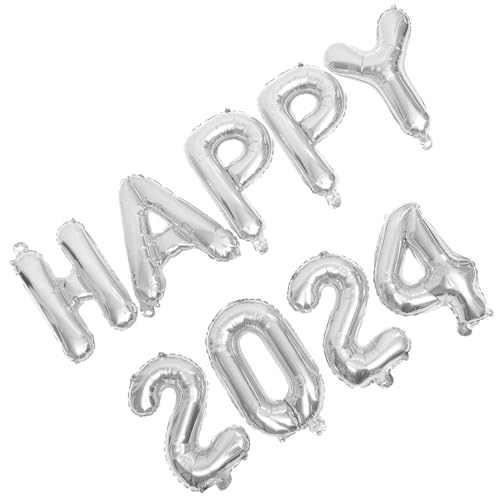 LABRIMP 1 Satz Aluminiumfolie Ballons Set Happy Zahlenballons für Neujahrsfeiern Langlebige Partydekoration Fotorequisiten für Unvergessliche Erinnerungen LABRIMP 1 Satz Aluminiumfolie Ballons Set Happy Zahlenballons für Neujahrsfeiern Langlebige Partydekoration Fotorequisiten für Unvergessliche Erinnerungen von LABRIMP