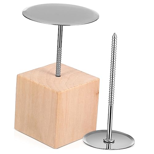 LABRIMP 1 Satz Blumennägeln für Dekoration Holzhalter für Blüten für Kuchenverzierungen und Anfänger im Tortendekorieren LABRIMP 1 Satz Blumennägeln für Dekoration Holzhalter für Blüten für Kuchenverzierungen und Anfänger im Tortendekorieren von LABRIMP