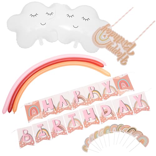LABRIMP 1 Satz Bohemian Geburtstagsparty Deko aus Ballons Kuchen Topper und Banner für Stilvolle Feiern für Mädchen Geburtstagsfeiern und Außen Nutzbar Einfache Installation LABRIMP 1 Satz Bohemian Geburtstagsparty Deko aus Ballons Kuchen Topper und Banner für Stilvolle Feiern für Mädchen Geburtstagsfeiern und Außen Nutzbar Einfache Installation von LABRIMP