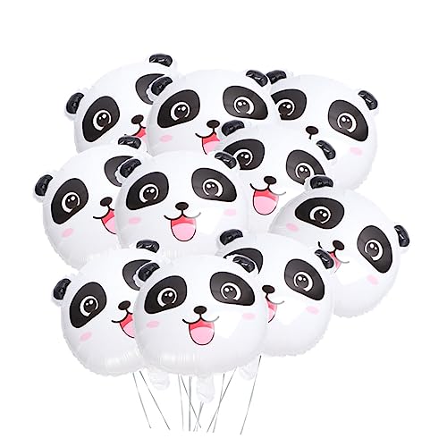 LABRIMP 1 Satz Panda Luftballons Teiliges Kreatives Cartoon Aluminium Folienballon für Geburtstagsfeiern und Festdekoration Weiß Wiederverwendbar und Bruchsicher von LABRIMP