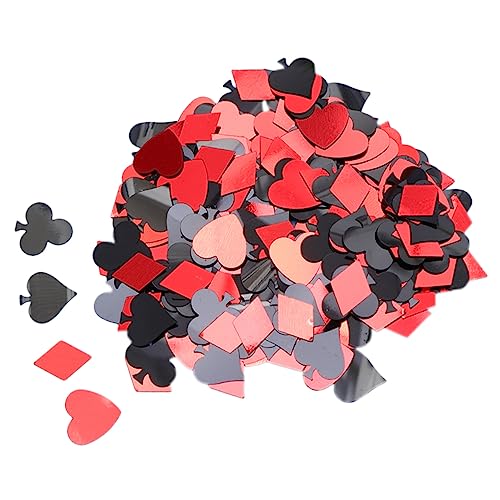 LABRIMP 1 Satz Poker Streudeko Bunte Party Deko für Hochzeiten Geburtstagsfeiern Kreative Poker Papierstücke für Tischdekoration Langlebig und Geruchsneutral LABRIMP 1 Satz Poker Streudeko Bunte Party Deko für Hochzeiten Geburtstagsfeiern Kreative Poker Papierstücke für Tischdekoration Langlebig und Geruchsneutral von LABRIMP