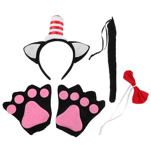 LABRIMP 1 Set Katzenkostüm: Halloween-Stirnband mit Katzenohren – bequemes Tierkostüm-Zubehör für Halloween und Partys LABRIMP 1 Set Katzenkostüm: Halloween-Stirnband mit Katzenohren – bequemes Tierkostüm-Zubehör für Halloween und Partys von LABRIMP