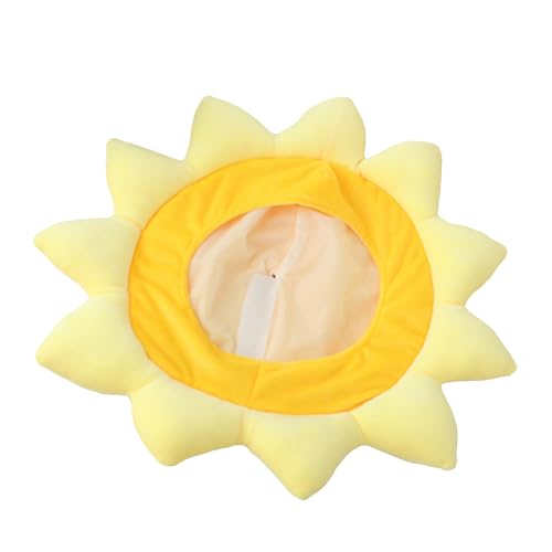 LABRIMP 1 Stk Sonnenblumenkopfbedeckung Kostüme für Erwachsene Plüschtierkopfbedeckungen Hut von LABRIMP