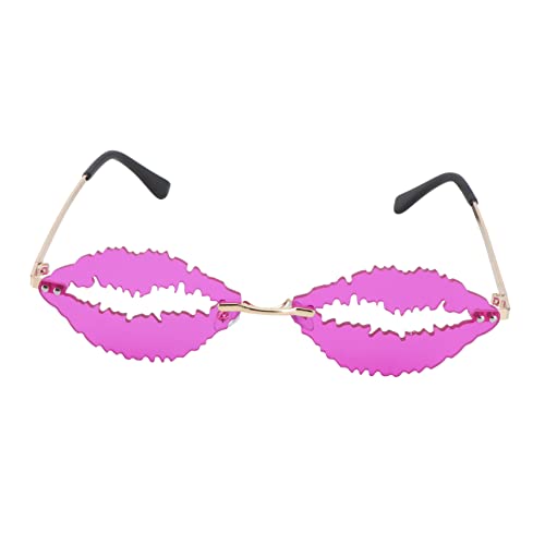 LABRIMP 1 Stück Lustige Lippen Sonnenbrille Randlose Punk Sonnenbrille für Partys Stilvolle Damenbrille für Outdoor Aktivitäten Chic Foto Requisiten Hochwertige PC Materialien für LABRIMP 1 Stück Lustige Lippen Sonnenbrille Randlose Punk Sonnenbrille für Partys Stilvolle Damenbrille für Outdoor Aktivitäten Chic Foto Requisiten Hochwertige PC Materialien für von LABRIMP