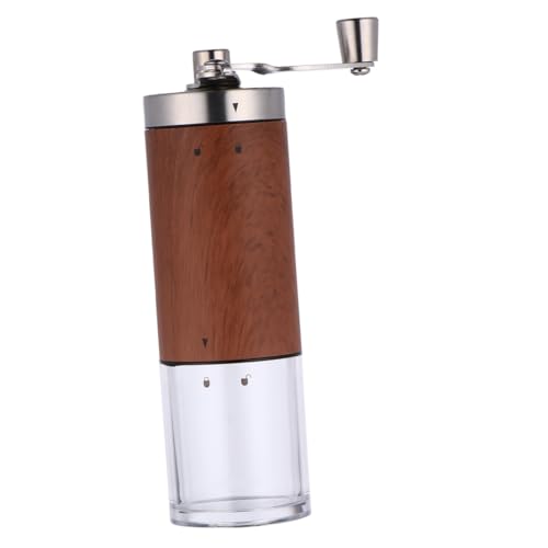 LABRIMP 1 Stück Tragbarer Handkaffeemühlen Grinder Abnehmbarer Kaffeebohnenmüller aus mit Sichtfenster Holzoptik für Kreative Nüsse und Gewürze LABRIMP 1 Stück Tragbarer Handkaffeemühlen Grinder Abnehmbarer Kaffeebohnenmüller aus mit Sichtfenster Holzoptik für Kreative Nüsse und Gewürze von LABRIMP