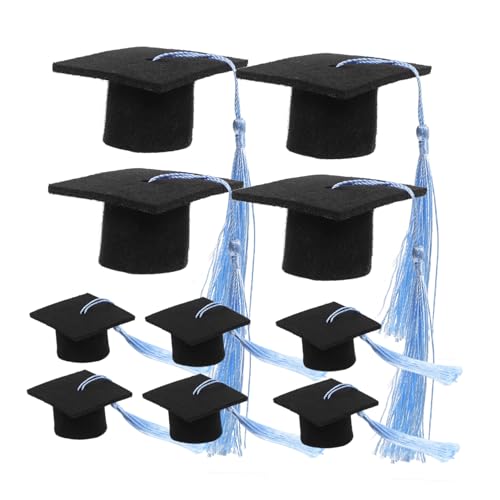 LABRIMP 10 Stück Teiliges Abschlussfeier Kuchendekorationen Mini Absolventenkappen für Cupcakes Dekoration für Ihre Graduation Party LABRIMP 10 Stück Teiliges Abschlussfeier Kuchendekorationen Mini Absolventenkappen für Cupcakes Dekoration für Ihre Graduation Party von LABRIMP