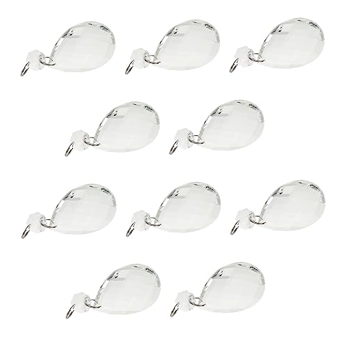 LABRIMP 10 Stück Teiliges Drops für DIY Fensterdekoration Transparente Anhänger für Kronleuchter Garten und Hochzeiten Hochwertige Hängedekorationen für Kreative Projekte LABRIMP 10 Stück Teiliges Drops für DIY Fensterdekoration Transparente Anhänger für Kronleuchter Garten und Hochzeiten Hochwertige Hängedekorationen für Kreative Projekte von LABRIMP