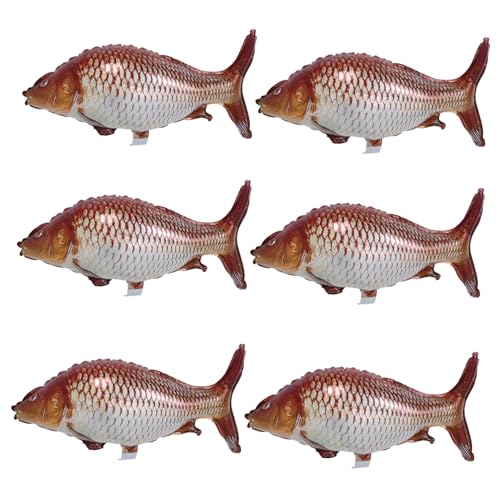 LABRIMP 10 Stück Teiliges Realistische Fischform Aluminiumfolie Ballons Karpfen Design Schnelle Befüllung Leichte Aluminiumfolie Bunte Partydekoration für Anglerpartys Kindergeburtstage LABRIMP 10 Stück Teiliges Realistische Fischform Aluminiumfolie Ballons Karpfen Design Schnelle Befüllung Leichte Aluminiumfolie Bunte Partydekoration für Anglerpartys Kindergeburtstage von LABRIMP